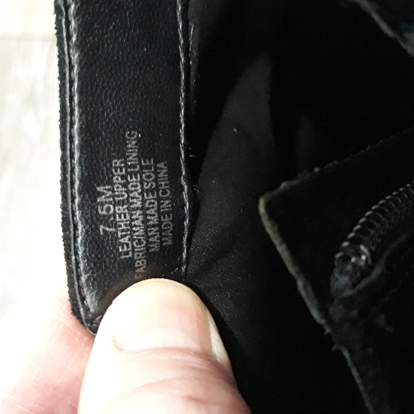 Alex Marie black suede zip booties. Size 7.5. NWOT - Picture 3 of 12